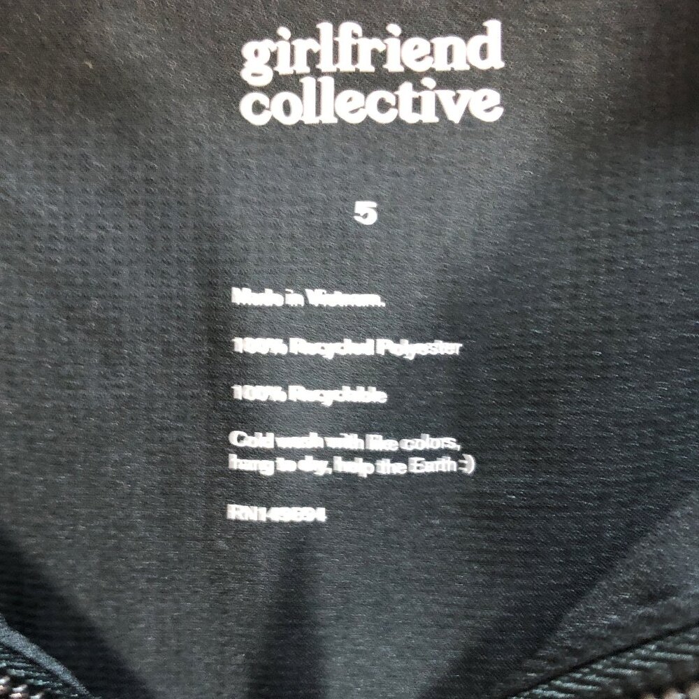 EUC GIRLFRIEND COLLECTIVE Men's Black Swish Half-Zip Windbreaker Jacket 5X - Picture 16 of 16
